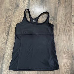 Fitted Workout Tank Top with Bra - Size Large - C9 By Champion - No Blemishes